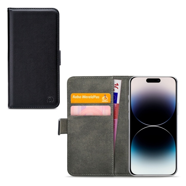 Mobilize Mobilize Classic Gelly Wallet Book Case Apple iPhone 14 Pro Zwart