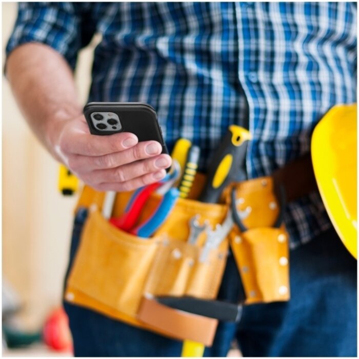 Mobilize Mobilize Extreme Tough Case voor Apple iPhone 14 Pro - Zwart