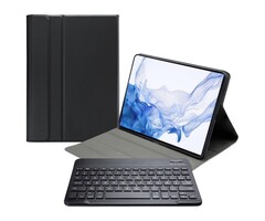 Mobilize Mobilize Bluetooth Keyboard Case Galaxy Tab S7+/S8+ 12.4 AZERTY Zwart