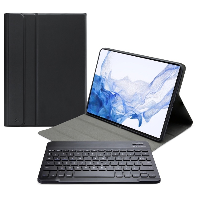 Mobilize Mobilize Bluetooth Keyboard Case Galaxy Tab S7+/S8+ 12.4 AZERTY Zwart