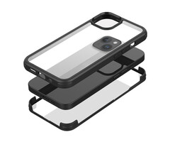 Mobilize Mobilize Tempered Glass 360 Protection Case iPhone 14 Plus Black