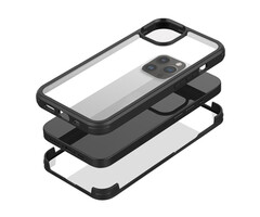 Mobilize Mobilize Tempered Glass 360 Protection Case iPhone 14 Pro Max - Zwart