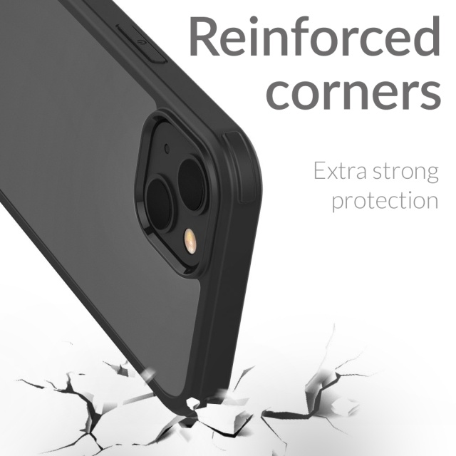 Mobilize Mobilize Tempered Glass 360 Protection Case iPhone 14 Pro Max - Zwart