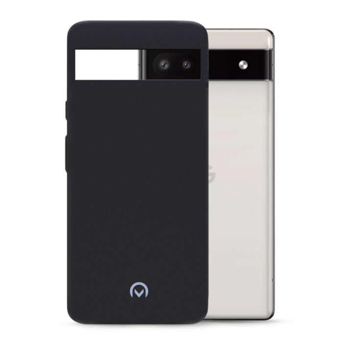Mobilize Mobilize Rubber Gelly Case Google Pixel 6a - Mat Zwart