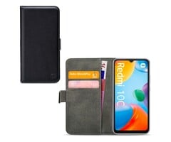 Mobilize Mobilize Classic Gelly Wallet Book Case - Xiaomi Redmi 10C - Zwart