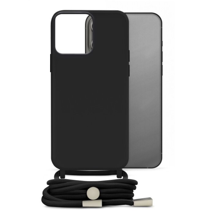 Mobilize Mobilize Lanyard Gelly Case voor Apple iPhone 13 Pro - Zwart
