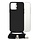 Mobilize Lanyard Gelly Case Apple iPhone 13 Pro Max Zwart