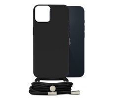 Mobilize Mobilize Lanyard Gelly Case voor Apple iPhone 14 - Zwart