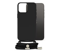 Mobilize Mobilize Lanyard Gelly Case voor Apple iPhone 14 Pro Max - Zwart