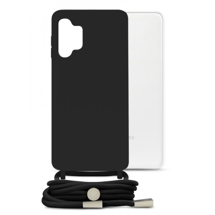 Mobilize Mobilize Lanyard Gelly Case - Samsung Galaxy A13 4G - Zwart