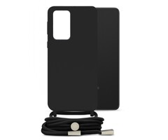 Mobilize Mobilize Lanyard Gelly Case voor Samsung Galaxy A33 5G - Zwart