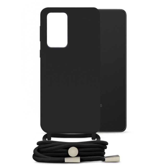 Mobilize Mobilize Lanyard Gelly Case voor Samsung Galaxy A33 5G - Zwart