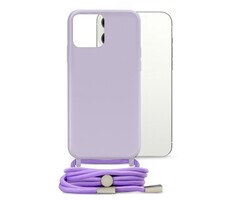 Mobilize Mobilize Lanyard Gelly Case Apple iPhone 13 Pro Max Pastel Purple