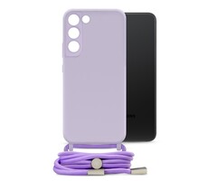 Mobilize Mobilize Lanyard Gelly Case voor Samsung Galaxy S22 5G - Pastel Purple