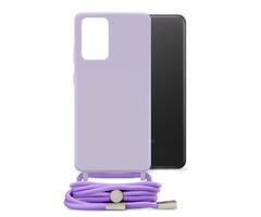 Mobilize Mobilize Lanyard Gelly Case - Samsung Galaxy A32 4G - Pastel Purple