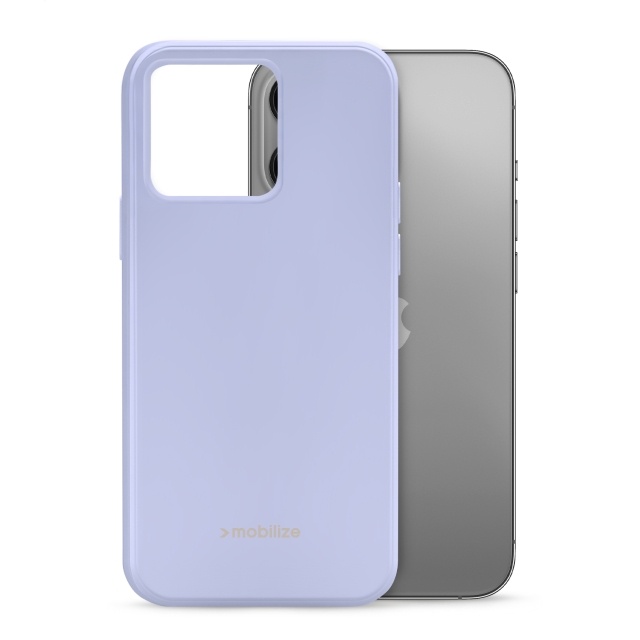 Mobilize Mobilize Rubber Gelly Case voor Apple iPhone 13 Pro - Pastel Purple
