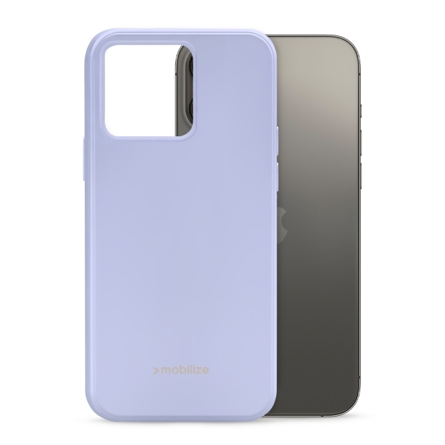 Mobilize Mobilize Rubber Gelly Case Apple iPhone 13 Pro Max Pastel Purple