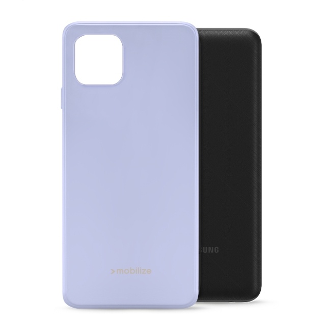 Mobilize Mobilize Rubber Gelly Case voor Samsung Galaxy A03 - Pastel Purple
