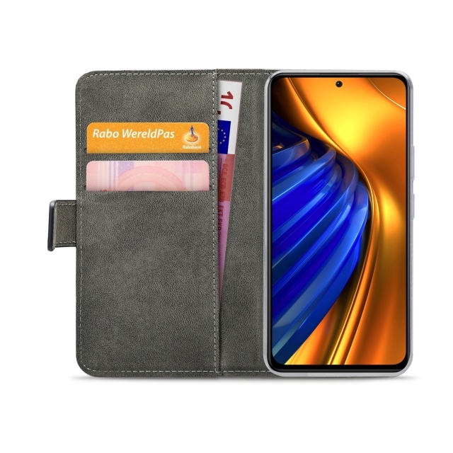 Mobilize Mobilize Classic Gelly Wallet Book Case Xiaomi Poco F4 5G - Zwart