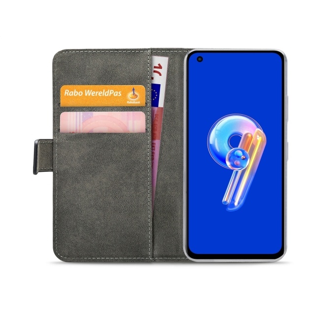 Mobilize Mobilize Classic Gelly Wallet Book Case ASUS ZenFone 9 - Zwart