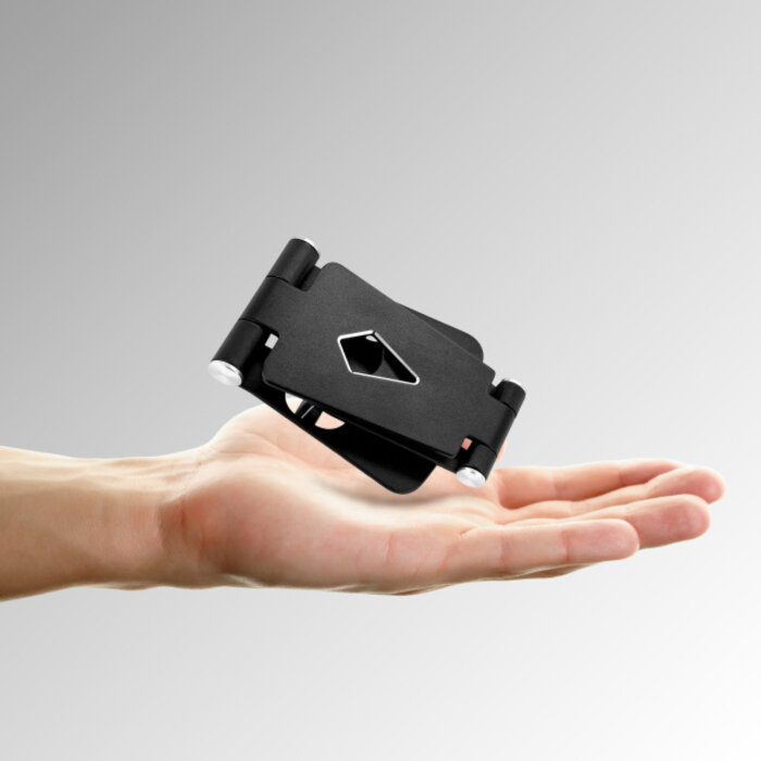 Mobilize Mobilize Foldable Aluminium Phone Holder - Zwart
