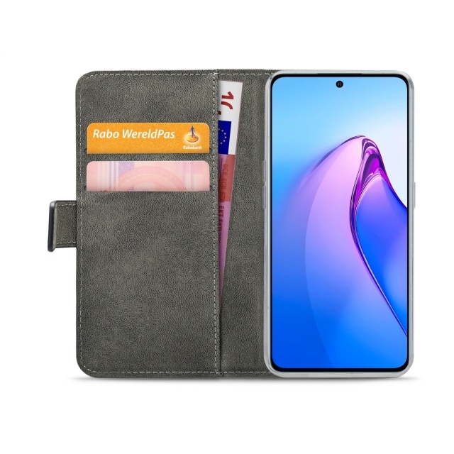 Mobilize Mobilize Classic Gelly Wallet Book Case OPPO Reno8 Pro 5G - Zwart