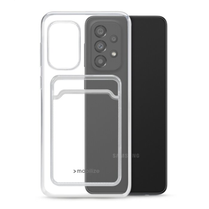Mobilize Mobilize Gelly Card Case Samsung Galaxy A13 4G - Transparant