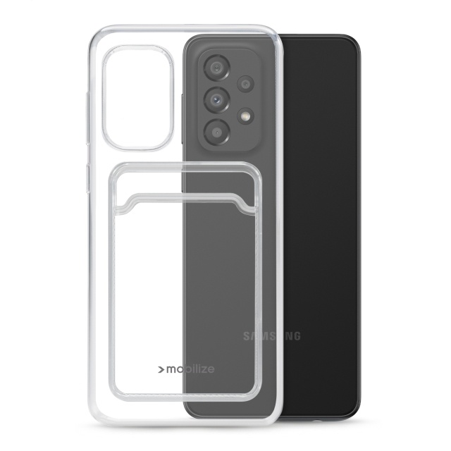 Mobilize Mobilize Gelly Card Case Samsung Galaxy A13 4G - Transparant