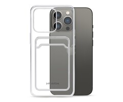 Mobilize Mobilize Gelly Card Case Apple iPhone 13 Pro - Transparant