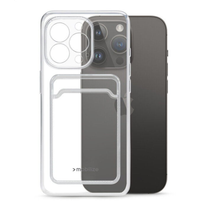 Mobilize Mobilize Gelly Card Case Apple iPhone 14 Pro Clear