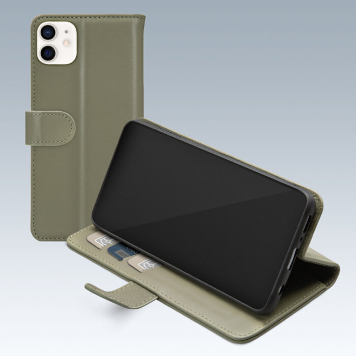Mobilize Mobilize Premium Gelly Wallet Book Case Apple iPhone 12 / 12 Pro Groen