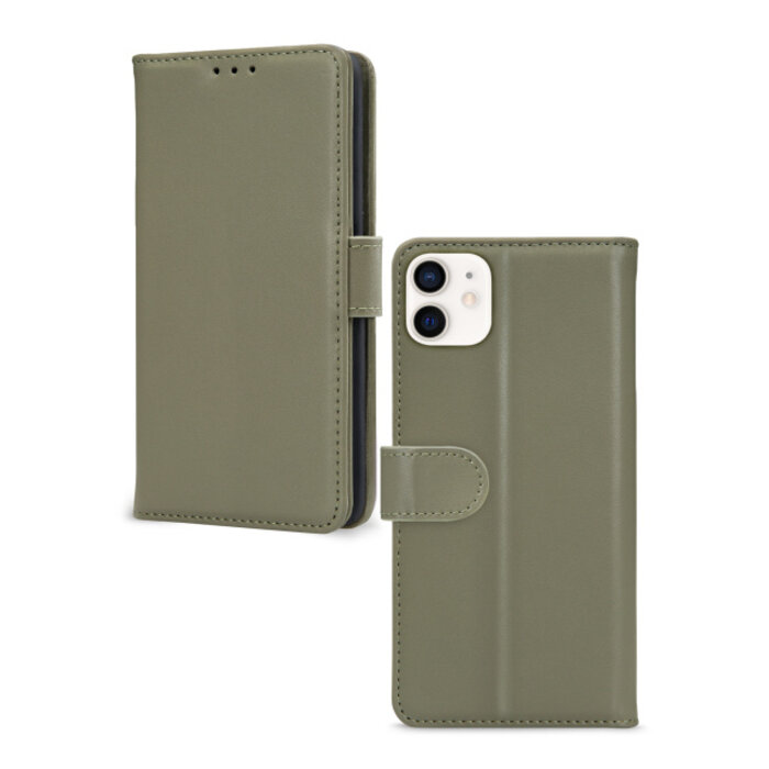 Mobilize Mobilize Premium Gelly Wallet Book Case Apple iPhone 12 / 12 Pro Groen