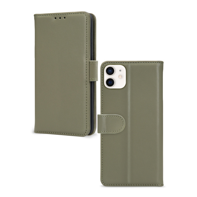 Mobilize Mobilize Premium Gelly Wallet Book Case Apple iPhone 12 / 12 Pro Groen