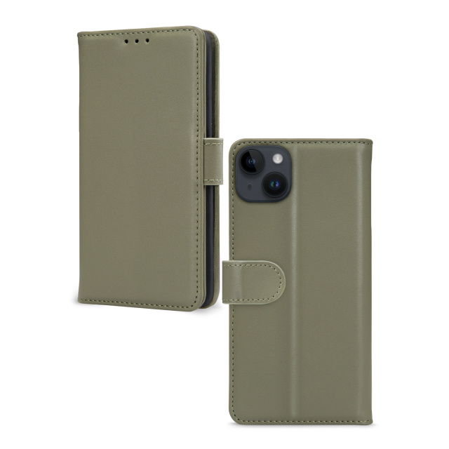Mobilize Mobilize Premium Gelly Wallet Book Case Apple iPhone 14 Plus - Groen