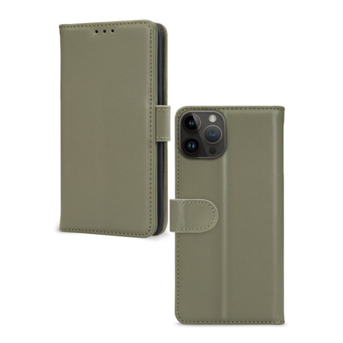 Mobilize Mobilize Premium Gelly Wallet Book Case - Apple iPhone 14 Pro Max - Groen