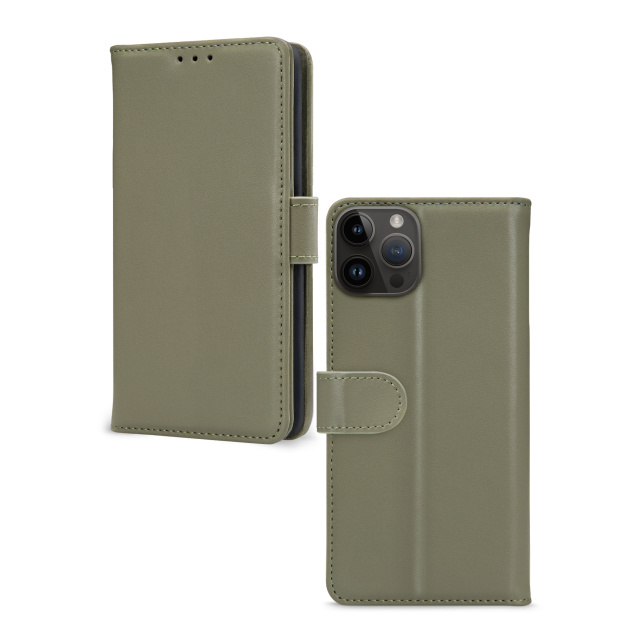 Mobilize Mobilize Premium Gelly Wallet Book Case - Apple iPhone 14 Pro Max - Groen
