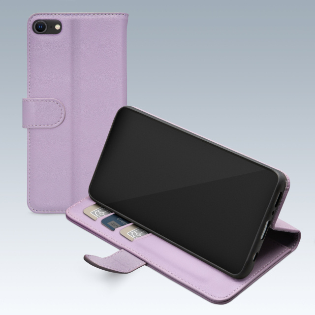 Mobilize Mobilize Premium Gelly Wallet Book Case iPhone SE/8/7/6s Paars
