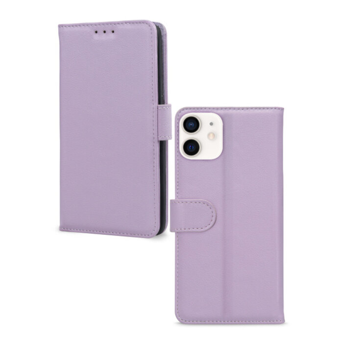 Mobilize Mobilize Premium Gelly Wallet Book Case Apple iPhone 12 / 12 Pro - Paars