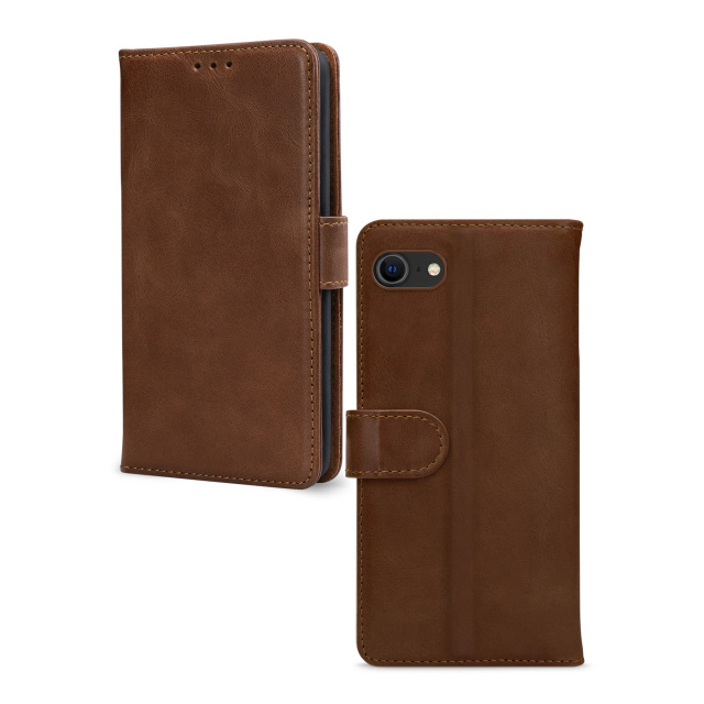 Mobilize Mobilize Leather Wallet Apple iPhone 6/6S/7/8/SE (2020/2022) - Bruin