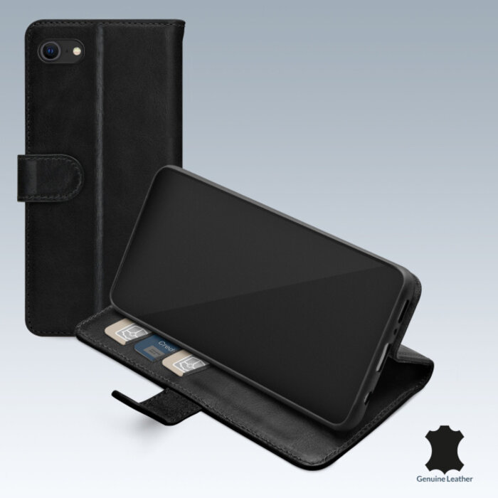 Mobilize Mobilize Leather Wallet Bookcase Apple iPhone SE/8/7/6(S) Zwart