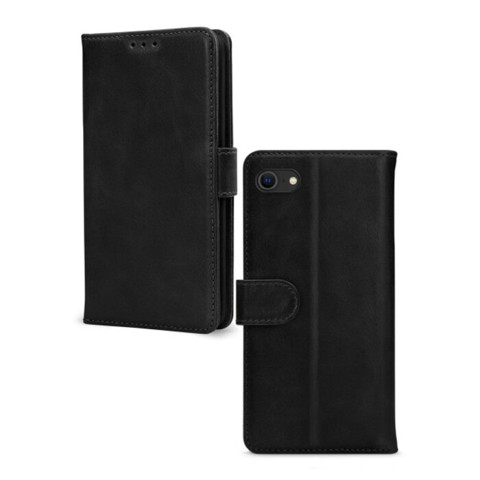 Mobilize Mobilize Leather Wallet Bookcase Apple iPhone SE/8/7/6(S) Zwart