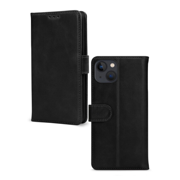 Mobilize Mobilize Leather Wallet Book Case Apple iPhone 13/14/15 - Zwart