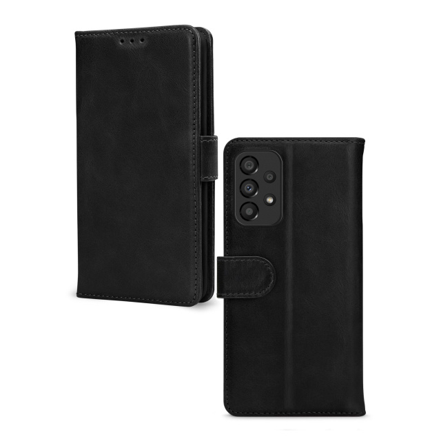 Mobilize Mobilize Leather Wallet Samsung Galaxy A33 5G - Zwart