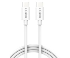 Mobilize Mobilize USB-C naar USB-C Kabel - 100W - 1 meter - Wit