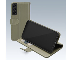 Mobilize Mobilize Premium Gelly Wallet Book Case Samsung Galaxy S22 5G - Groen