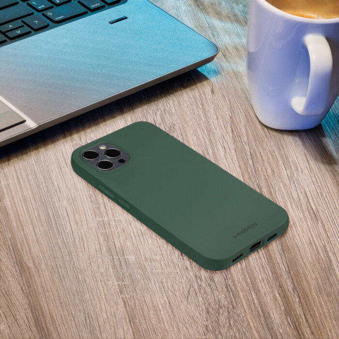 Mobilize Mobilize Rubber Gelly Case voor Samsung Galaxy A14 5G - Matt Green