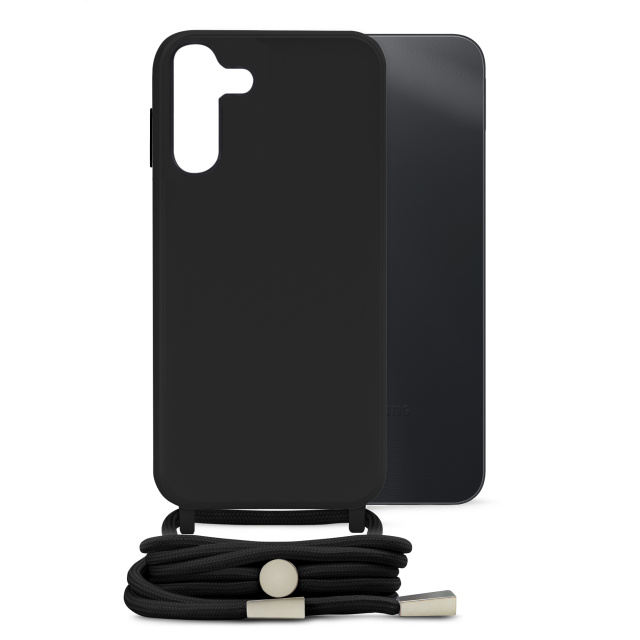Mobilize Mobilize Lanyard Gelly Case Samsung Galaxy A14 5G - Zwart