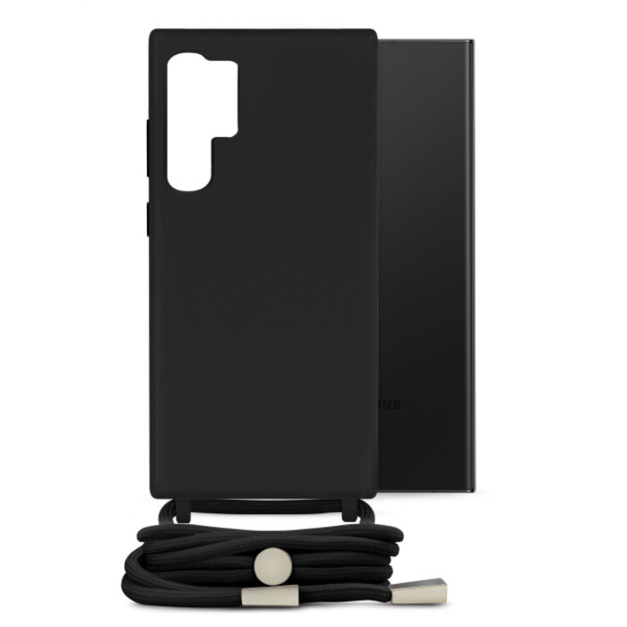 Mobilize Mobilize Lanyard Gelly Case Samsung Galaxy S23 Ultra 5G - Zwart
