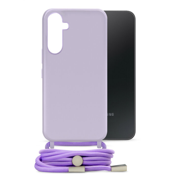 Mobilize Mobilize Lanyard Gelly Case Samsung Galaxy A34 5G - Pastel Purple