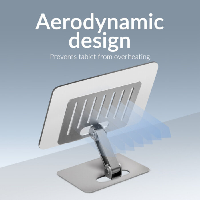 Mobilize Mobilize Foldable Aluminium Tablet Stand - Zilver